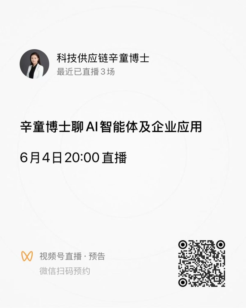 6-4 辛童博士聊AI智能体和企业的应用-活动交流论坛-线下活动-新通供应链论坛